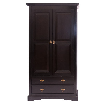Boalsburg 2 Door Solid Wood Wardrobe