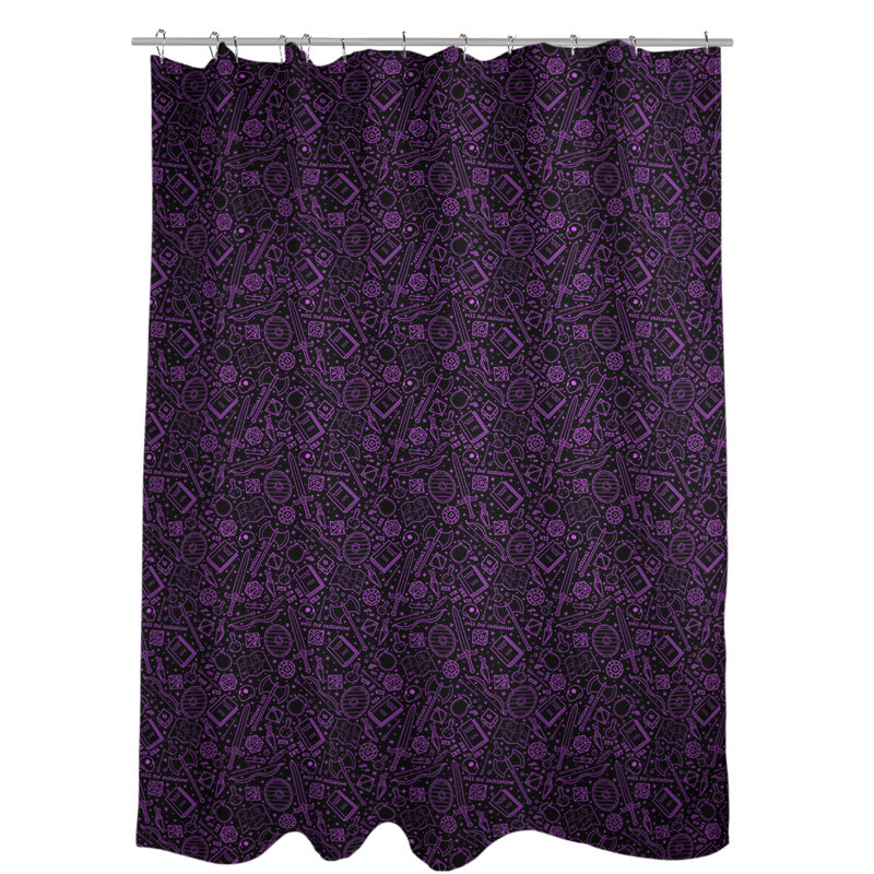 Rideau de douche simple classique RPG, Violet