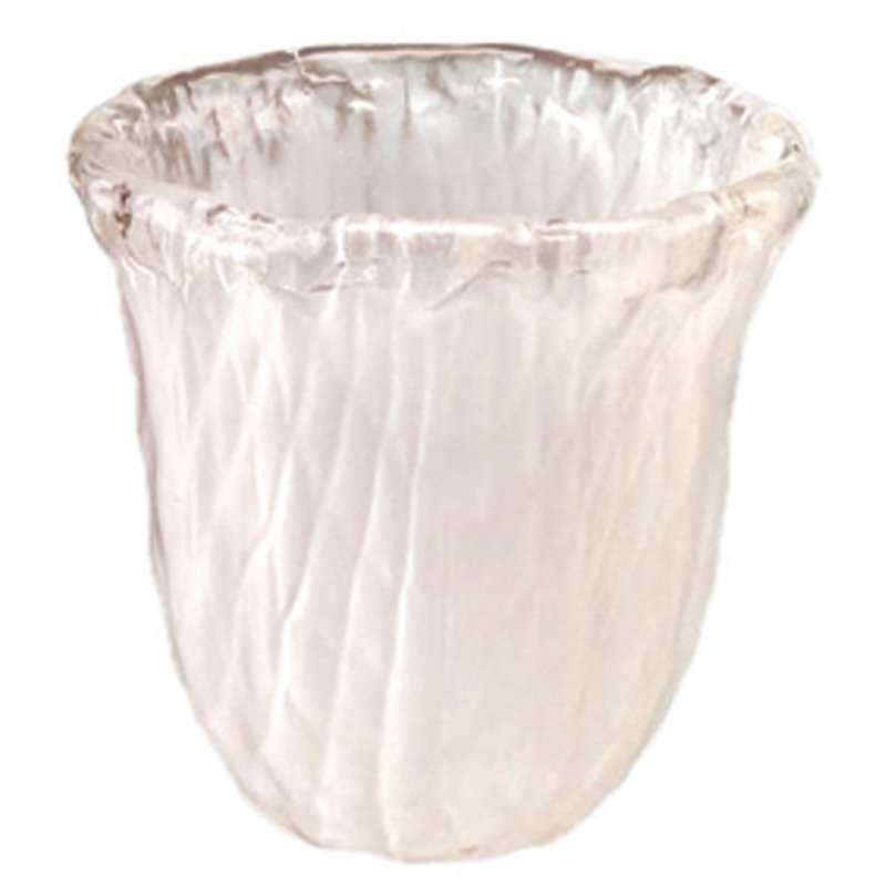 Topsfield White Frosted Clear Edge Glass