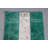 Handmade Traditional Striped Pattern Turkish Rug in Vintage Green Ideal for Home Decor As A Unique Narrow Runner Door Mat