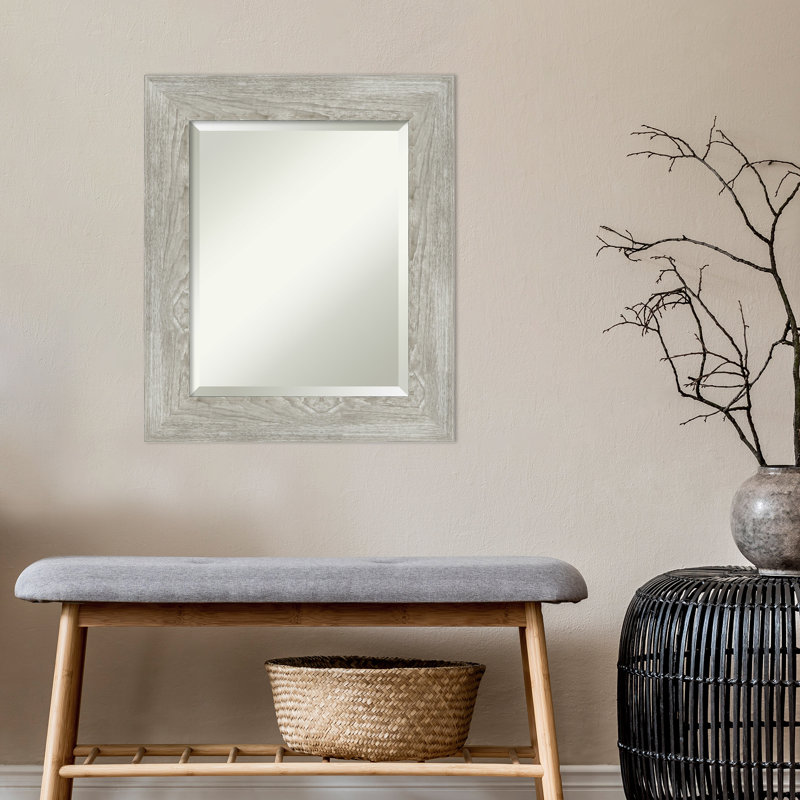 Miroir d'appoint mural Jodhveer, 26 po x 22 po