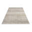  Tapis abstrait moderne 8 x 10 pi | Grand tapis rayé pour le bureau personnel | Beige brun-46264006