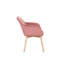 46cm H Velvet Upholstered Upholstered Back Armchair-508755828