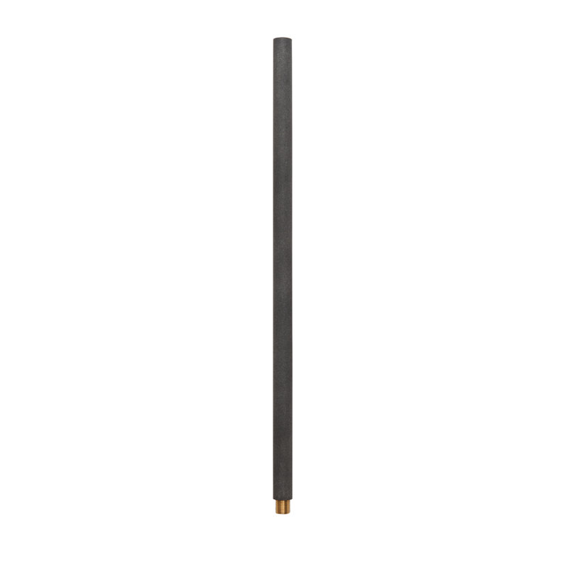 12" Ceiling Fan Downrod, Weathered Zinc