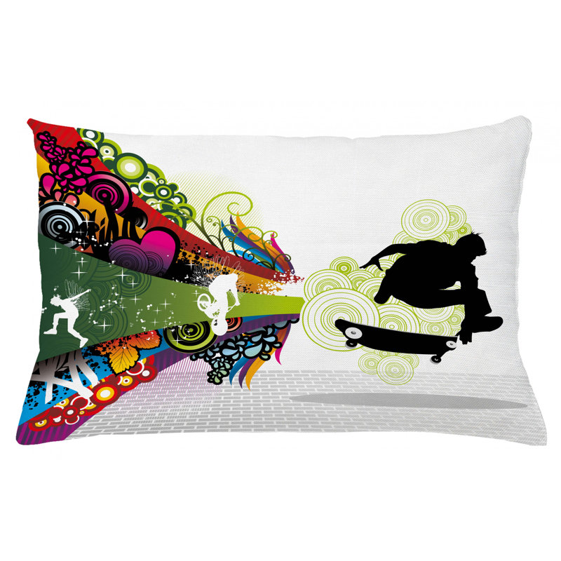 Housse de coussin lombaire intérieur/extérieur adolescent, 16 po x 26 po