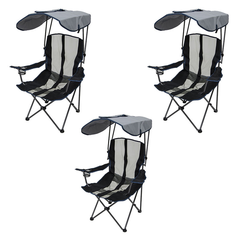 Folding Camping Chair, Navy