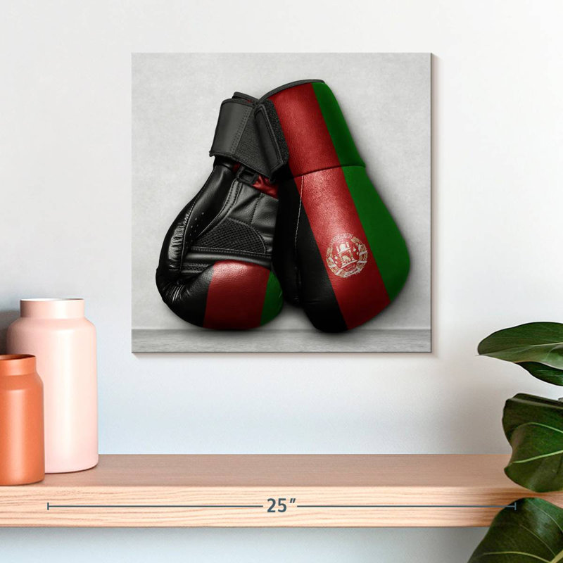 Sireci Afghan Boxing Gloves, 16" H x 16" W