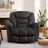 Flournory 40.9'' Wide Classic Soft And Oversize Swivel and Glider Manual Recliner-923810271