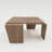  Modern Walnut Square Modular Curved Solid Wood Coffee Table,Side Table,Easy Assembly