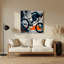 Sports, art mural gris en métal BMX-1426664727
