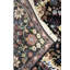 Tapis oriental noir Kirman