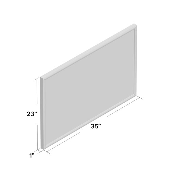 U Brands Wall Steel Magnetic Small - 2' - 4' Yes Whiteboard
