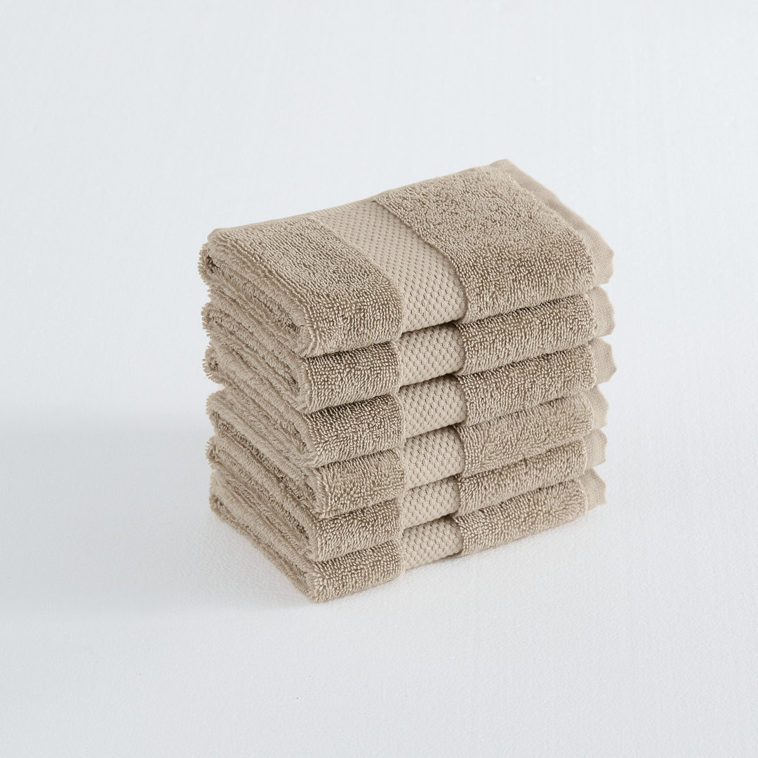 Royal Turkish Cotton 6 Pack Wash Cloth Mercer41 