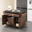 Îlot de cuisine avec armoire de rangement pour poubelle-130184940