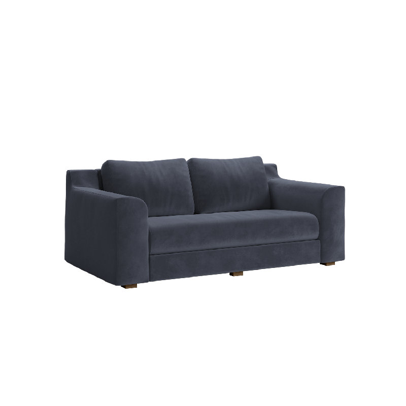 Elevate Loveseat, Ash Recycled Velvet