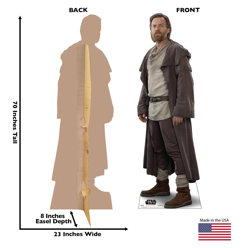 70'' Lifesize Obi-Wan Kenobi Cardboard Standee