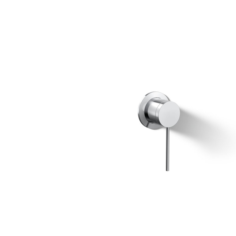 Components Wall-Mount Bathroom Sink Faucet Handle, Polished Chrome