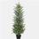 Pin artificiel 5 'Real Touch avec pot en plastique noir, 1pc / ensemble