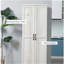 Armoire de rangement de cuisine à deux portes 63 pouces avec 5 tablettes et 2 tablettes réglables HOMcom, blanc-1646423432