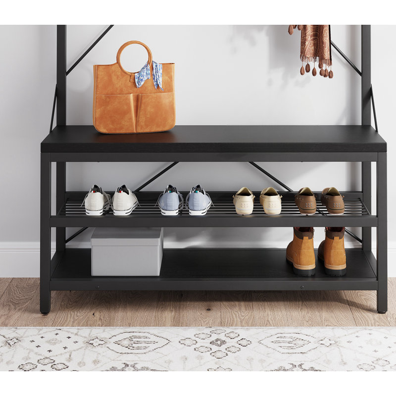Hall Tree 101.6cm Wide, Black