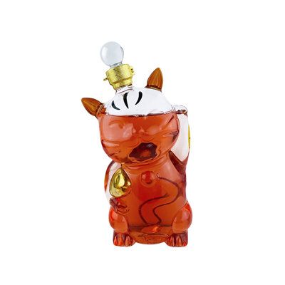 Water Bottle Puss Shape Whiskey Bottle High Borosilicate Glass Whiskey Decanter Fashionable Shaped Bottle Enhance Your Wine Style Suitable For Gift And Own Use