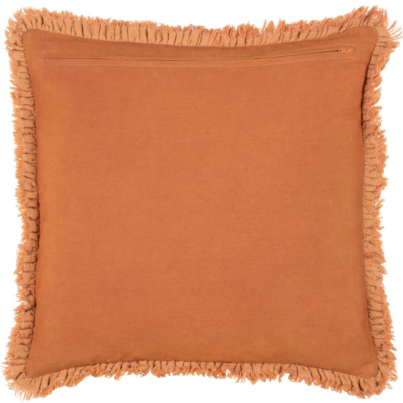 Klotilde Square Cushion Cover, Rust