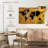 Aliaz Black On Gold World Map-107965862