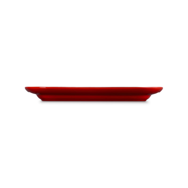 Le Creuset Stoneware Serving Platter, 16.25 In. - Pêche, Cerise