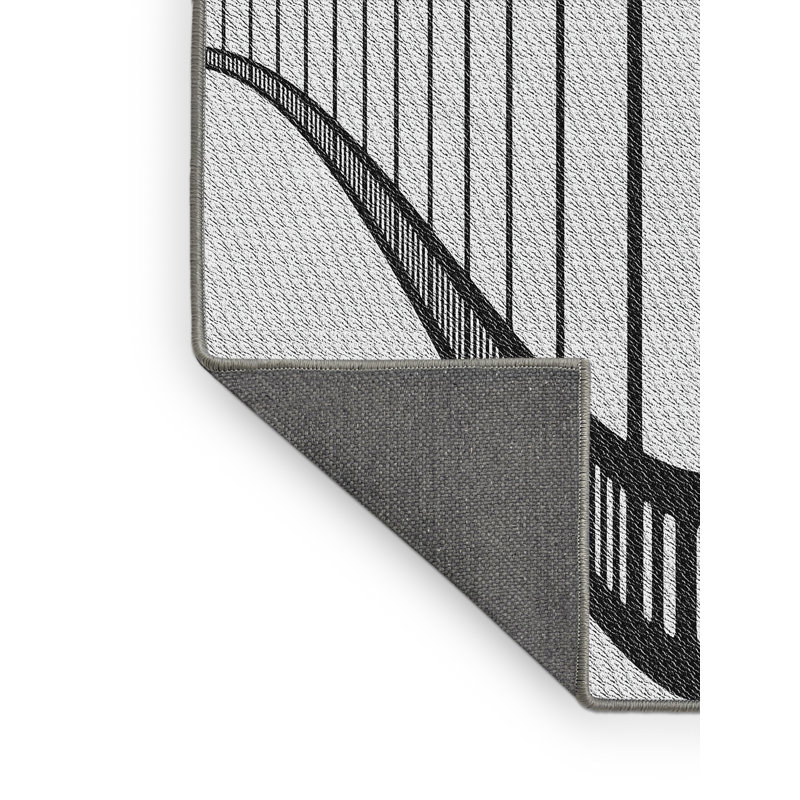 Tapis gris Rotem, Rectangle 5 pi x 7 pi
