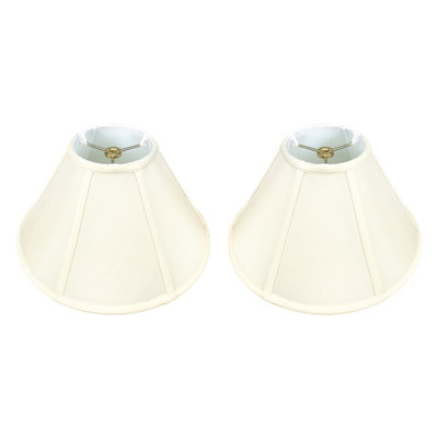 Royal Designs, Inc. BSO-706-20EG-2 Coolie Empire Basic Lamp Shade, 7 x 20 x 12.5, Eggshell, 2-Pack