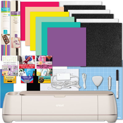 Ensemble de 4 machines à découper avec vinyle et feuilles à repasser Cricut