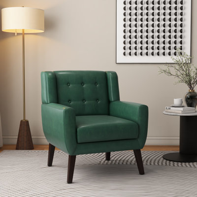Faux Leather Armchair