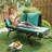 Rattan Outdoor Convertible Loveseat-1149102582