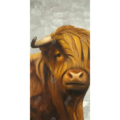 Highland cattle - 15.75"x31.50" Desk mat