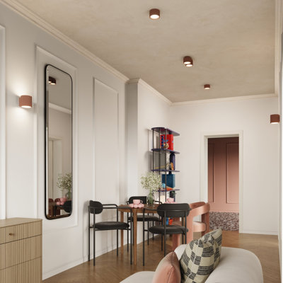 Aura Aluminium Flush Mount