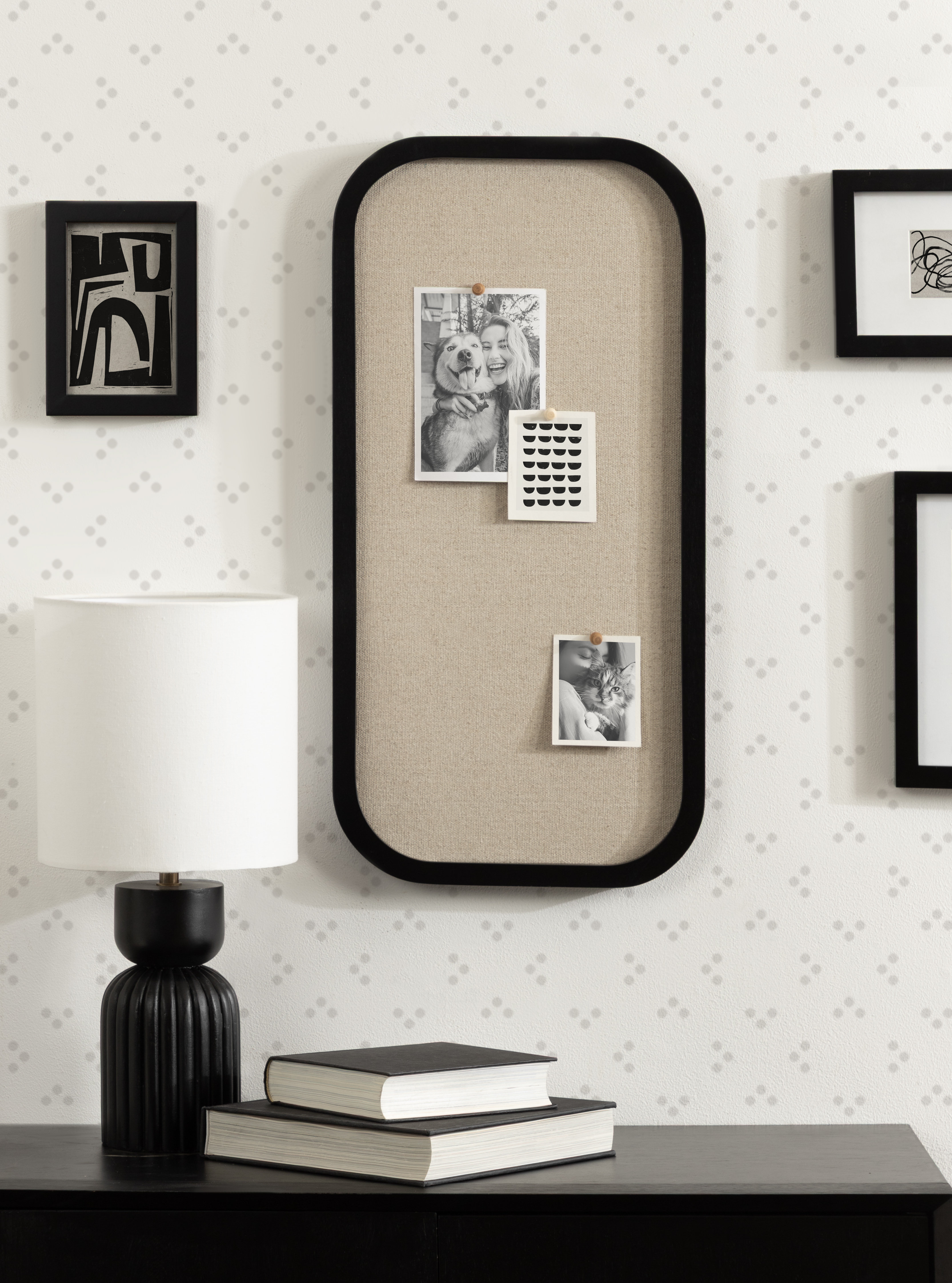 Round Pinboard Kate and Laurel Hutton Rounded Rectangle Wood Pinboard & Reviews ...