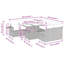 62cm Wide Patio Sofa with Cushions