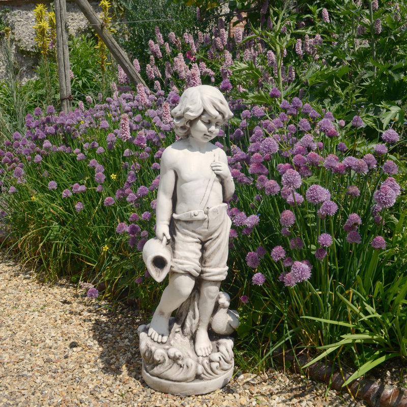 MICHAEL 73cm Antique Stone Effect