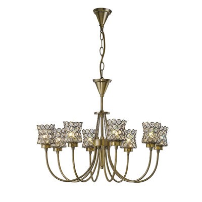 8 - Light Shaded Chandelier