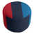 Rouge / bleu marine / bleu poudre sélectionné