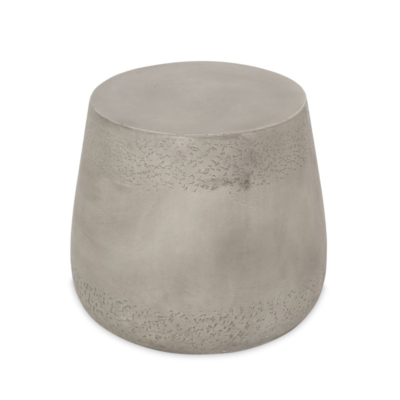 Concrete Top End Table