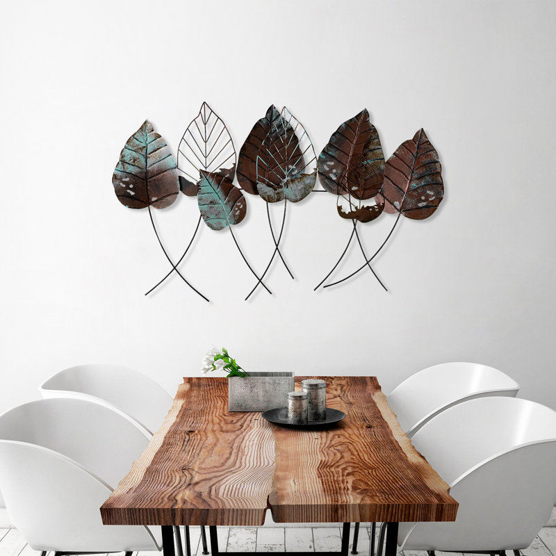 Handmade Decorative Metal Wall Accessory, 26.4 x 44.1 inches | 100% Durable Metal, Thickness: 0.06 inches | Unique Hand-Painted Design, Perfect for Home Decor & Art Lovers, Adds Style & Character to Any Space