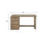 Bureau de direction en chêne English Knotty Junior