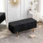 Banc de rangement rembourré en velours Miajah-251652326