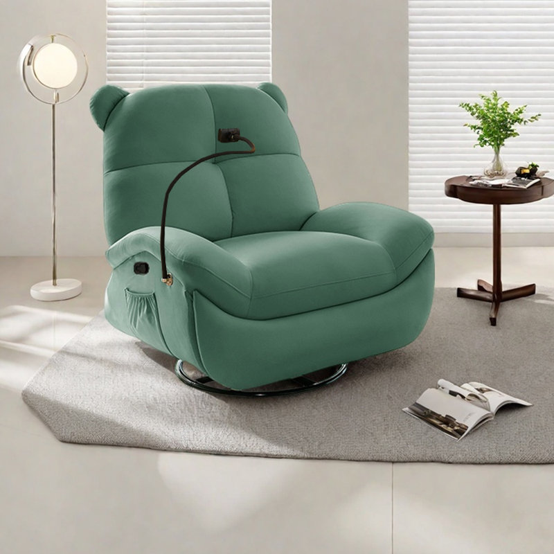Fauteuil inclinable ergonomique pour chat, Vert menthe