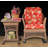 Wicker Rocker and End Table