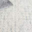 Tapis damassé en laine et coton bleu clair / ivoire Chaleb-834300436