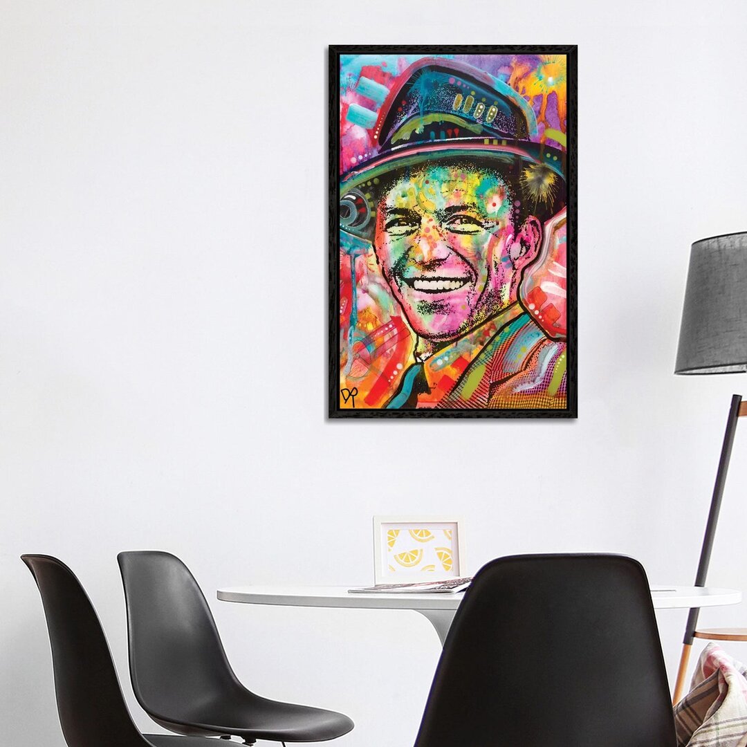 Leinwandbild - Grafikdruck „Frank Sinatra I” von Dean Russo