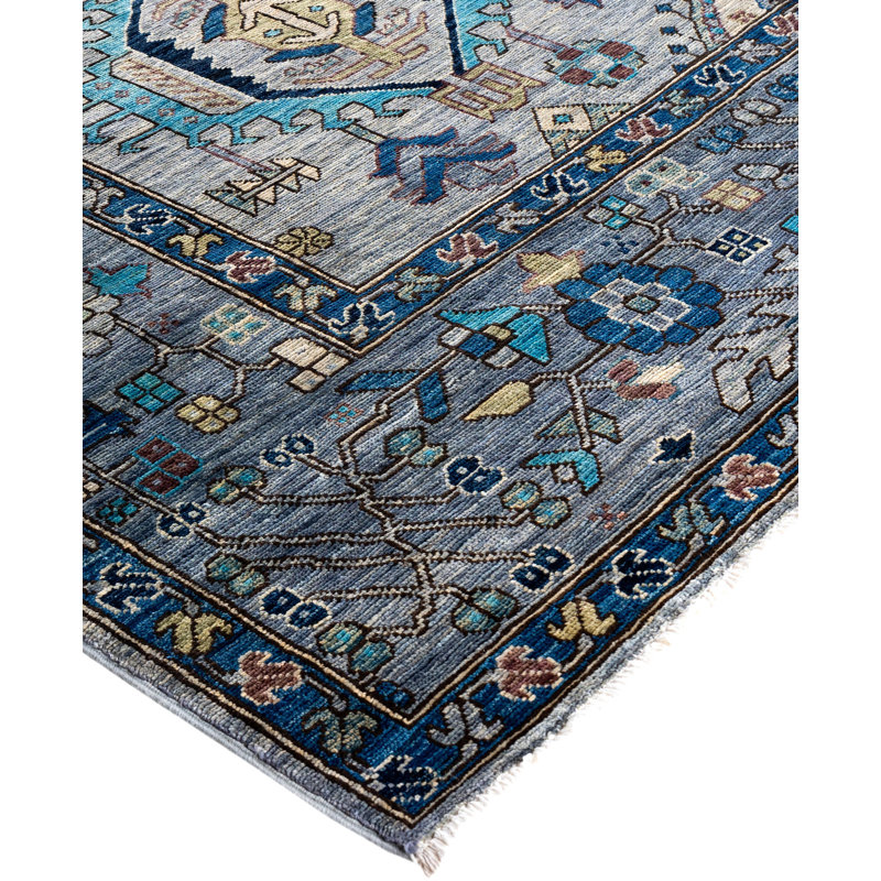 Serapi One-of-a-Kind 8' 0" X 9' 11" Hand Knotted Area Rug