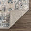 Tapis oriental en polyester tissé à la machine en gris-2004122729